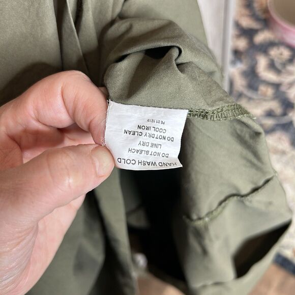 Chepe Italy Dress Small Green Maxi Sleeveless Ruffled Classic Sz S - Picture 5 of 8